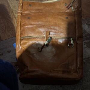 Brown Leather Men's Bag